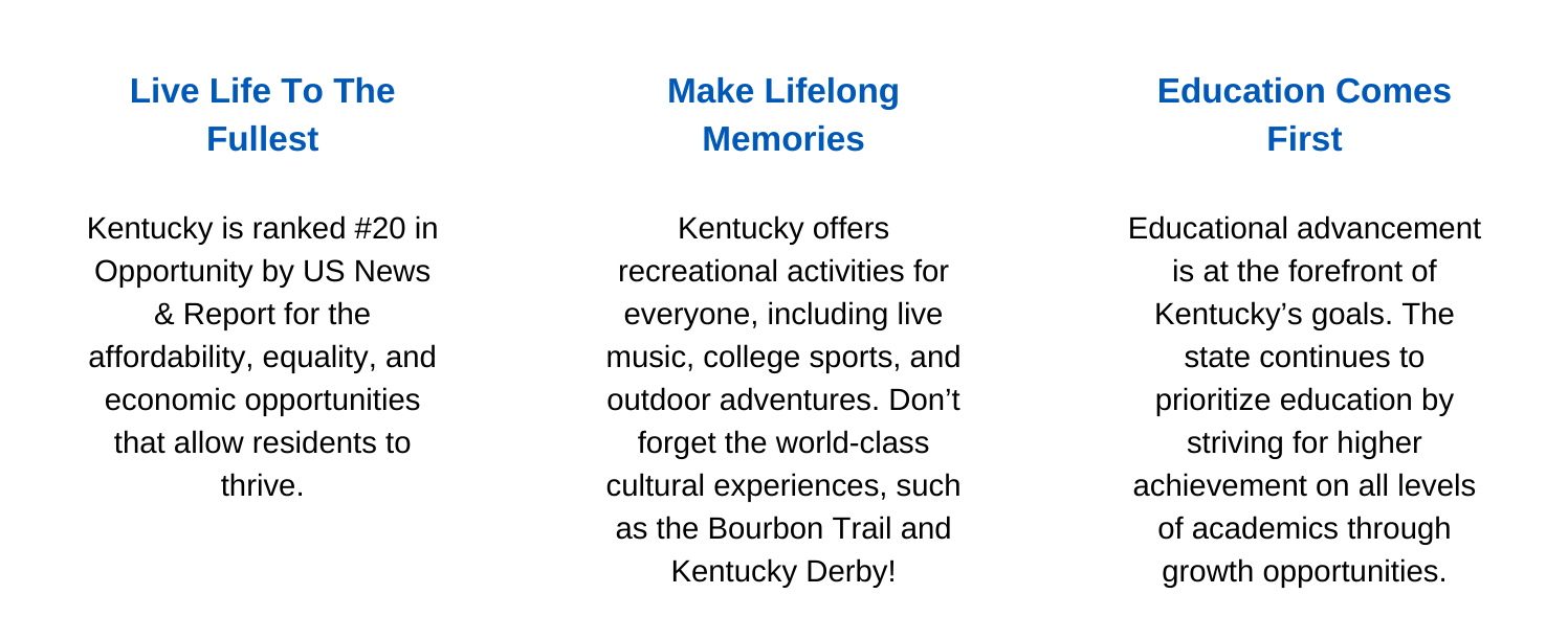 Kentucky Blurbs